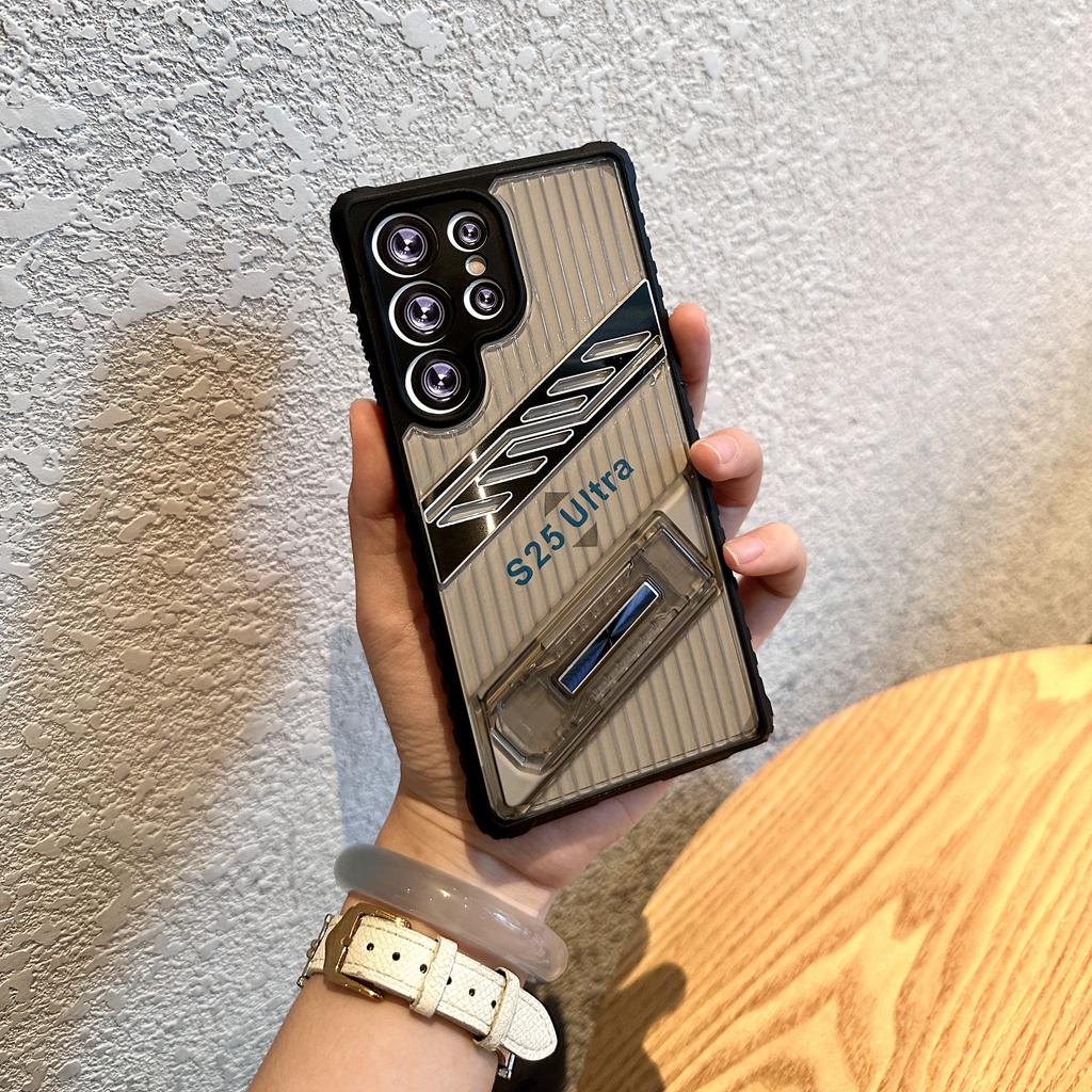 Armor Shockproof Phone Case For Samsung S25 Edge S24 S23 Plus S22 Ultra S21 S20 FE A56 A36 A26 A16 A06 A55 A35 With Holder Cover