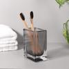 Nordic Resin Bathroom Dispenser & Toothbrush Holder Set