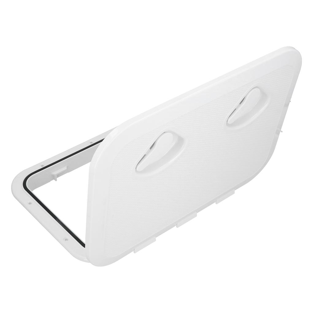 Deck Access Hatch Inspection Cover UVResistant with Lock for Marine Boat 1714x1238in(White )