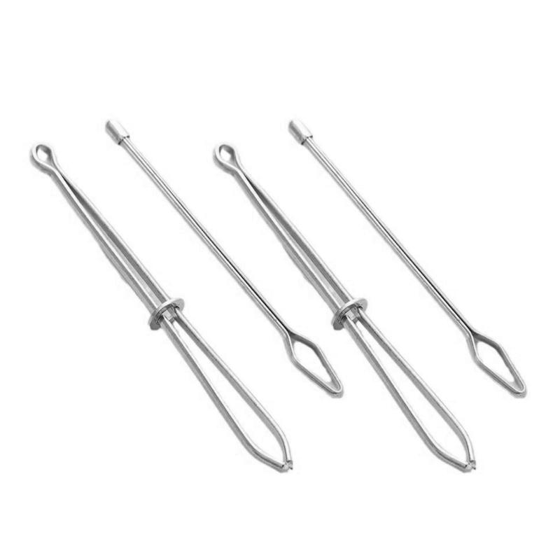 Elastic Cord Insertion Clip Metal Drawstring Threaders Tweezers Elastic Rope Threading Tool For Hoodies Pants Clothing