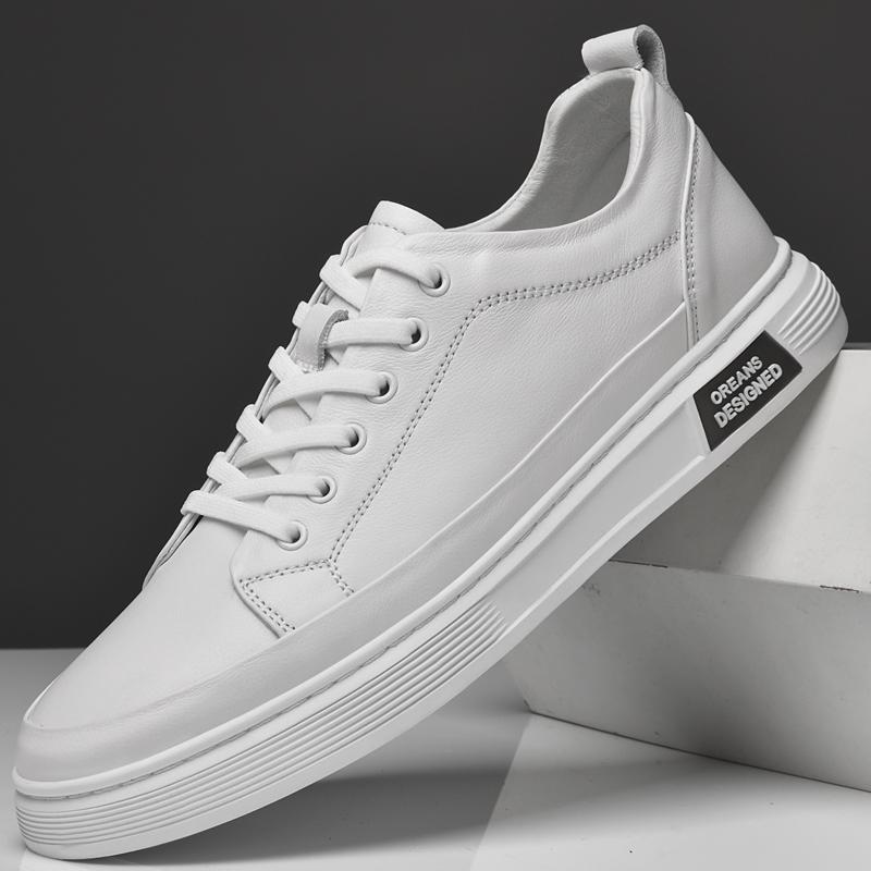 Fashion Genuine Leather Men Shoes High Quality Man Sneakers Luxury Brand Oxford Shoes Fashion Male Casual Shoes Skateboard New Footwear