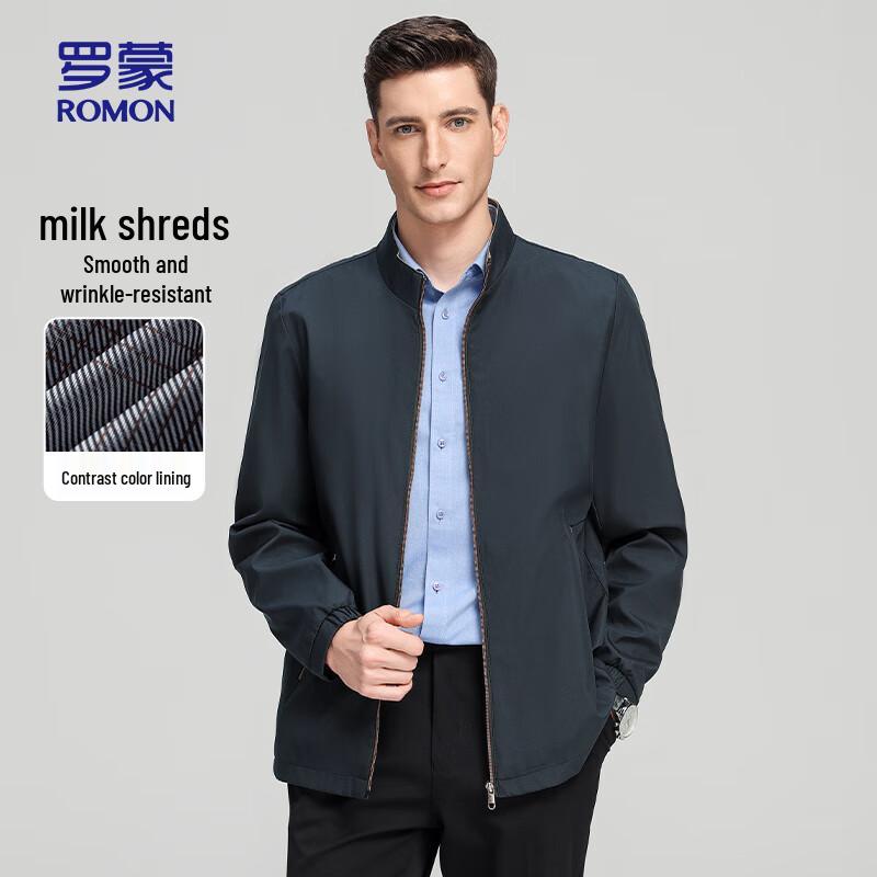 Romon Men s Stand Collar Milk Silk Jacket 8507 170/88A