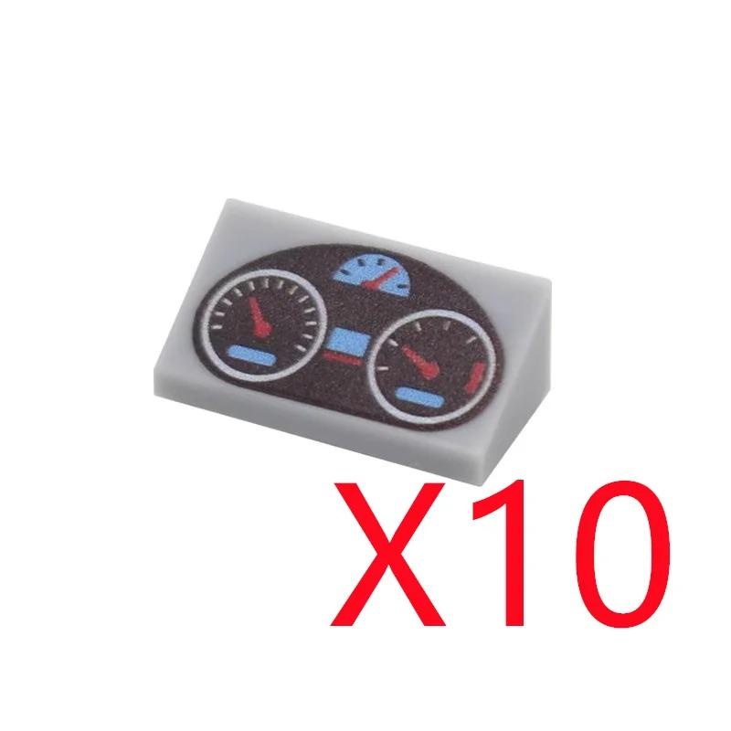 

MOC Місто Будівельні Блоки Аксесуари для Персонажів Міні Цегла Аудіо Комп ютер Цегла Центр Управління Радар Клавіатура Шаблон Іграшка K037