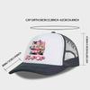 K-Pop Anime Idol Girl Group Printed Mesh Cap – Adjustable Unisex K-Pop Concert Fan Sun Hat – Fashion Headwear