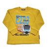 Kiejun Kids' JR Line Train Sweatshirt, Keihin-Tohoku Line, E233, JR East, Railroad Crossing Design, Long Sleeve, Boys, Size 100-130cm, K661 (Size 110,