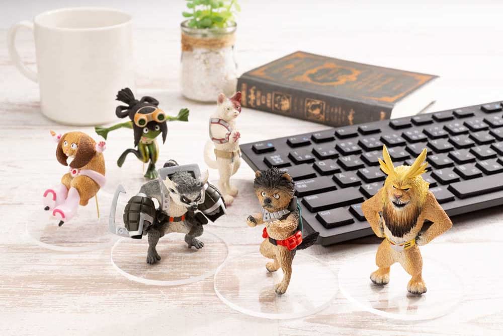 Beast Collection My Hero Academia Trading Mini Figure 1BOX 6 pieces Total 6 types TF099 Non-scale =