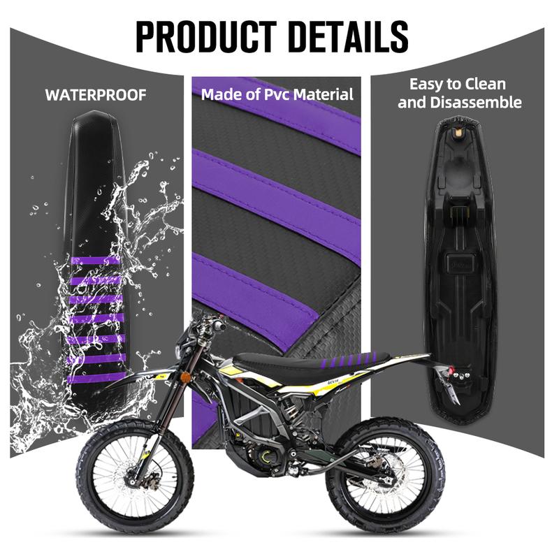 Motorcycle Accessories PVC Seat Cushion Cover Breathable Waterproof For Surron Sur Ron Ultra Bee Ultrabee Electric Vehicle Bike