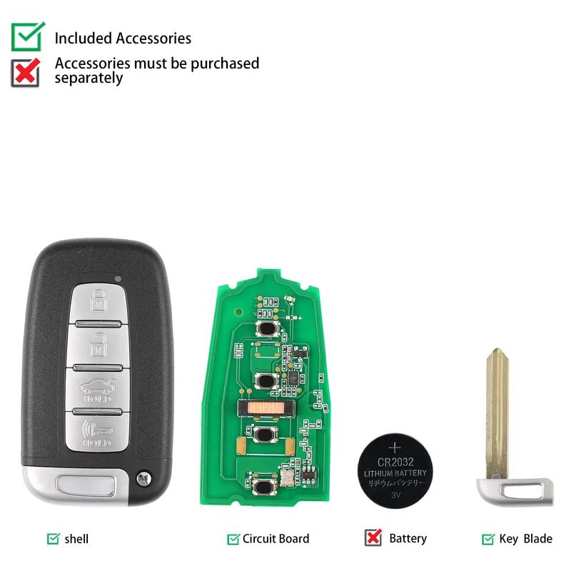 AUTEL HY003AL HY004AL IKEYHY003AL IKEYHY004AL 3/4 Buttons Universal Smart Remote Key for Hyundai Type