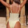 Bikini Swimwear For Women With Lace Double Layer Fabric For Poolside Beachwear