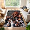 2pac Customize Your Name Floor Rug Office Rug Suitable for Living Rooms Hallway Study Room Balcony Antislip Carpet Office Home Decor Gift for Festival