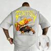 2026 New Summer Mens Tshirt  Demon Slayer Anime Shinee Print  Cool and Trendy Harajuku Style  Fashionable Casual Wear
