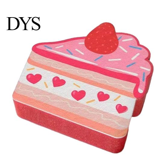 Multi-purpose Kitchen Sink Scrubber Double-Sided Cellulose Scrub Sponges, Cute Dessert Patterns Non-Scratch Wood Pulp Honeycomb Structure Sponge,