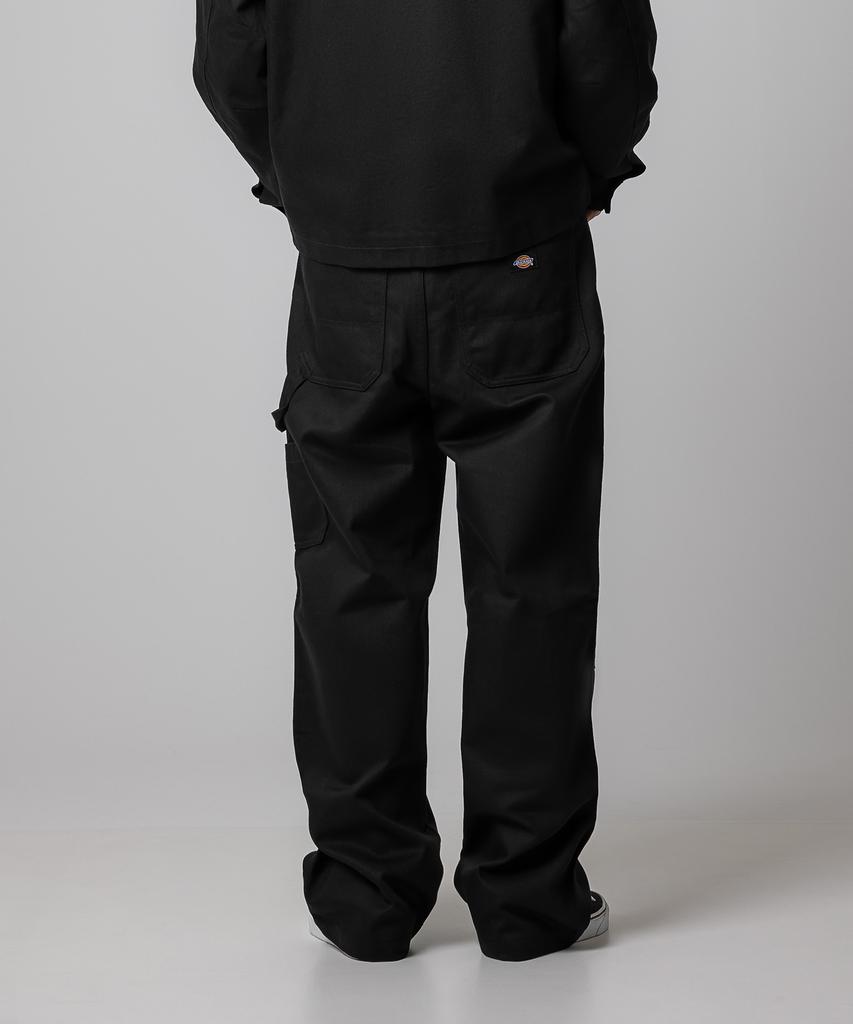 DICKIES Double Knee Carpenter Twill Work Pants Black