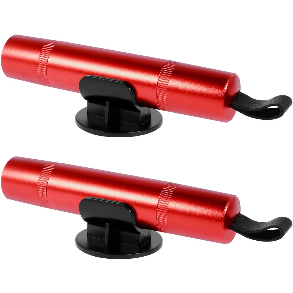2Pcs Car Safety Hammer Emergency Escape Tool One Second Window Breaker with Seatbelt Cutter Portable Auto Rescue Tool Window