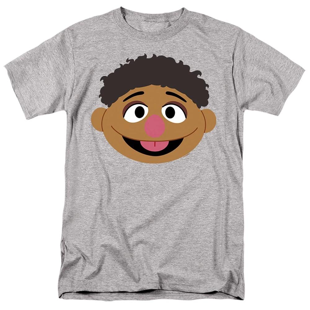 Sesame Street - Tamir Face - Unisex Short Sleeve Children s T-shirt - Gray 100