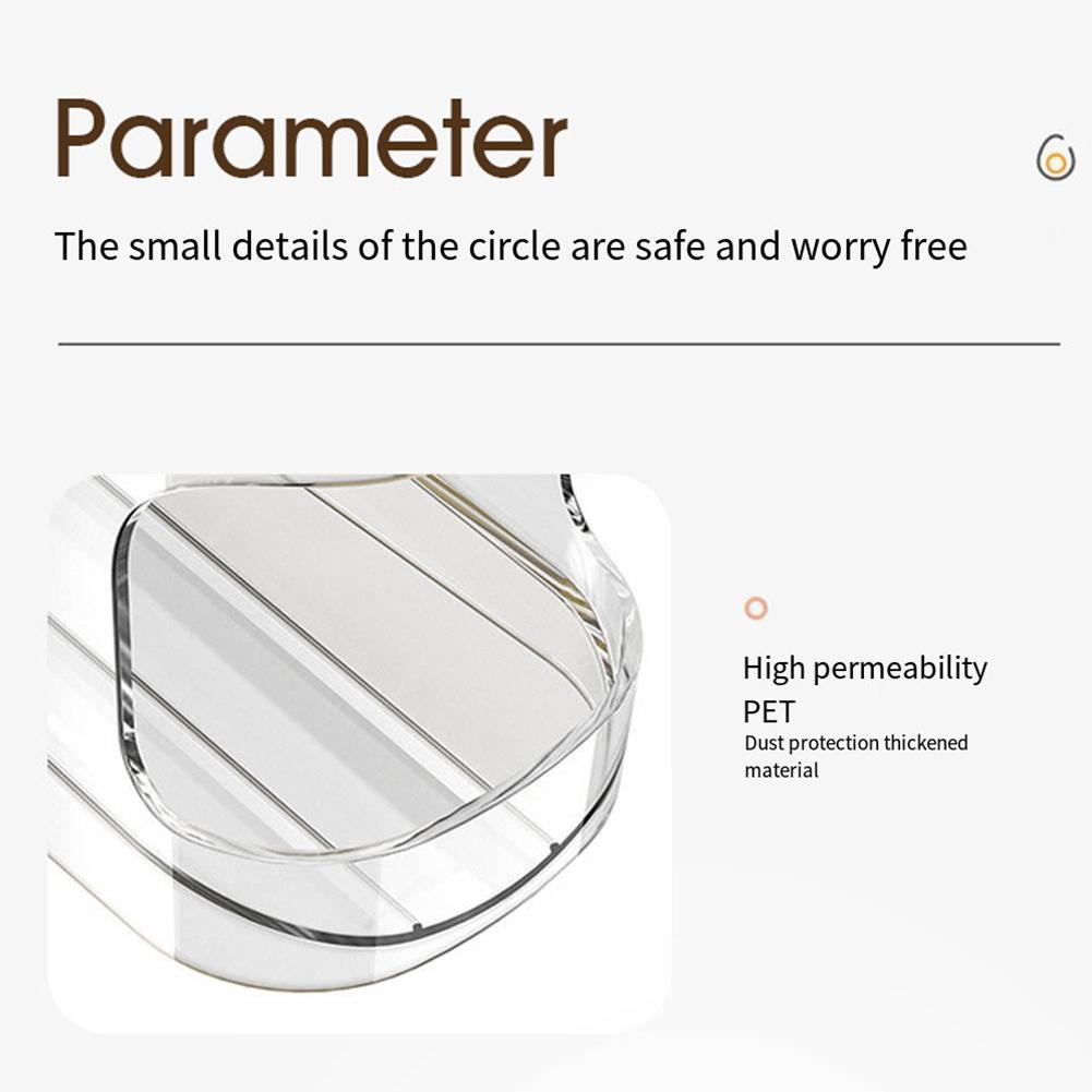 Automatischer rollender Eierhalter mit Deckel Kühlschrank Eierspender Doppelte Reihen Kühlschrank Rollender Eierhalter für Kühlschrank Kühlschrank