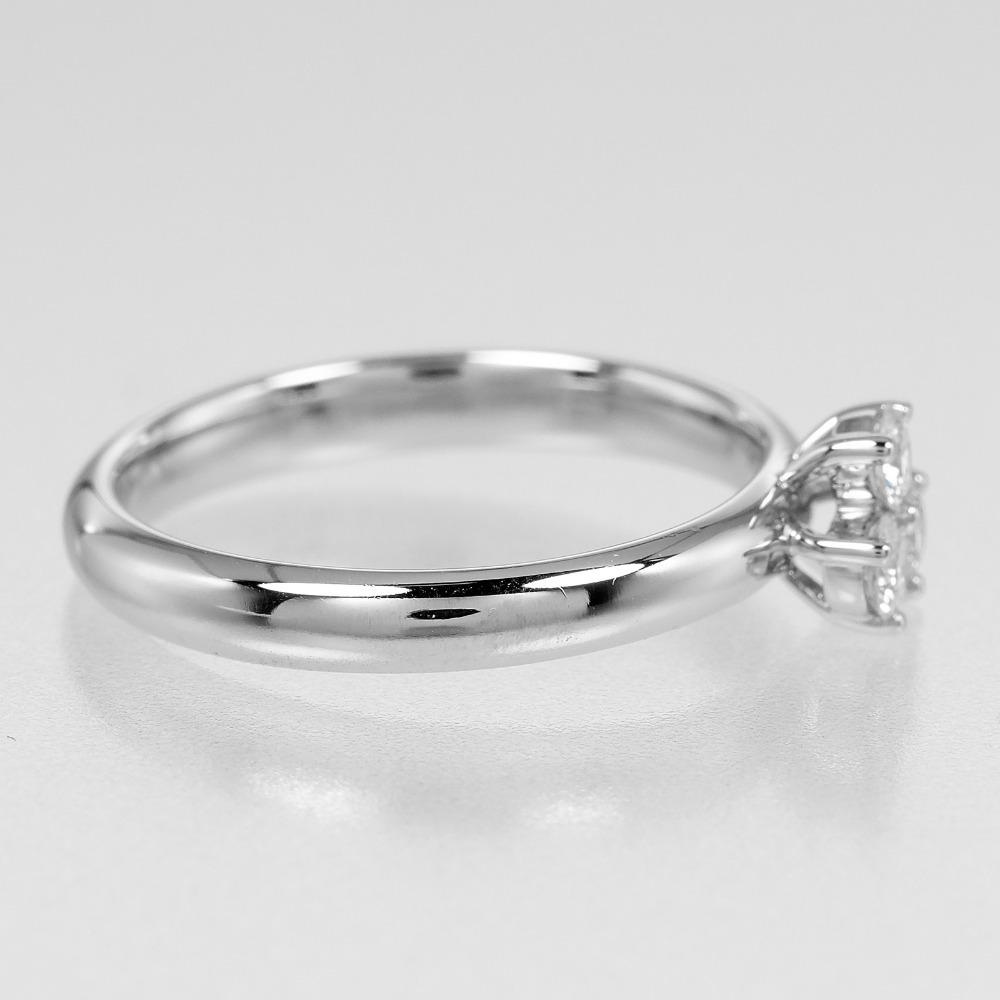 TIFFANY&Co. Aria Ring Pt950Platinum/diamond #4.5(US Size) 3.7g Women Used