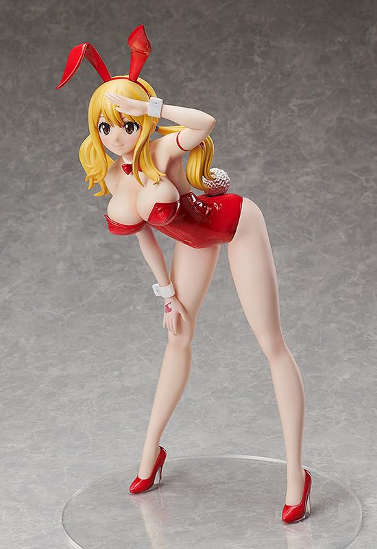 Figurină din plastic pictată la scară Lucy Heartfilia Iepuraș Desculț versiunea anime TV "FAIRY TAIL". 1/4