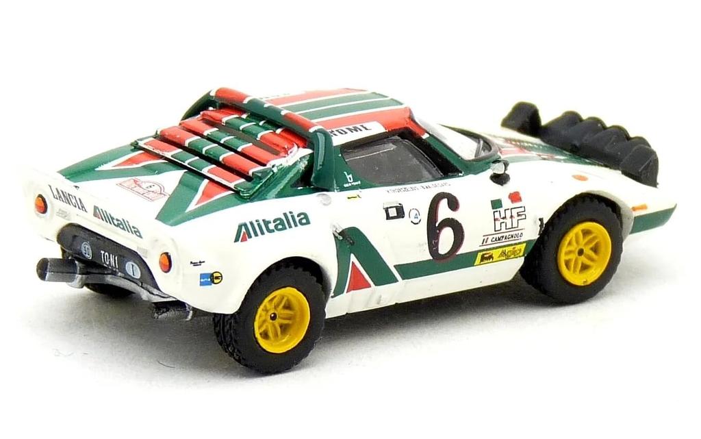 Brekina Scale Lancia Stratos HF Alitalia 1976 BREKINA Lancia Stratos HF Alitalia Diecast Car HO Scale 1/87 #6