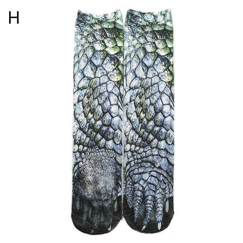 

Хлопковые носки с леопардовым принтом для женщин, забавные носки с принтом животных, милые повседневные счастливые модные высокие носки для мужчин и женщин H