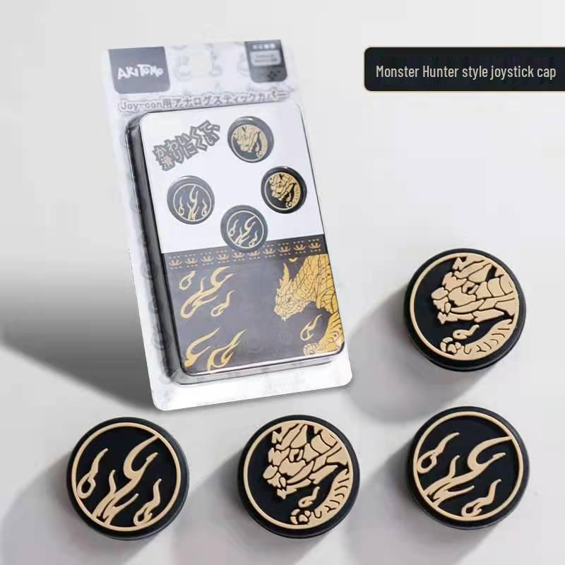 Nintendo Switch Monster Hunter Joystick Caps - Left/Right NS PRO Silicone Accessories