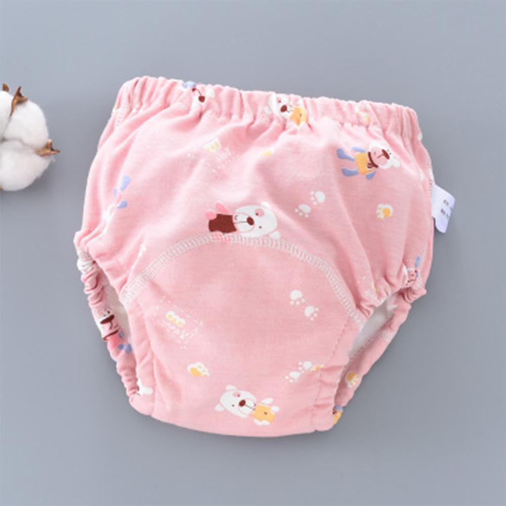 Baby Diaper Pants for Girls 0-3 Years oldBaby Potty Training Diaper Panties 6 Layers Covered Wraparound DiaperReusableWashable