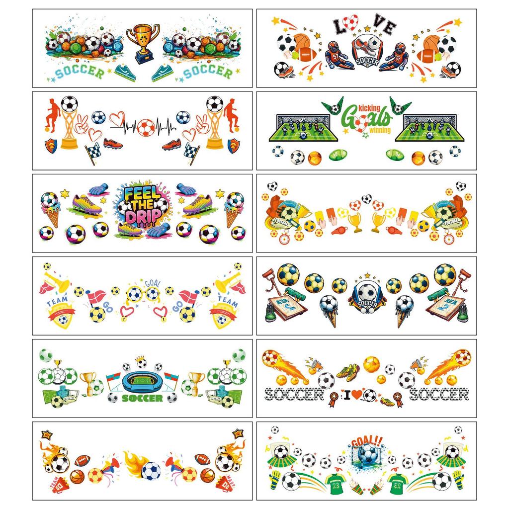 2026 USA-Canada-Mexico World Cup Football Blush Face Stickers Event Cheerleader World Cup Tattoo Stickers