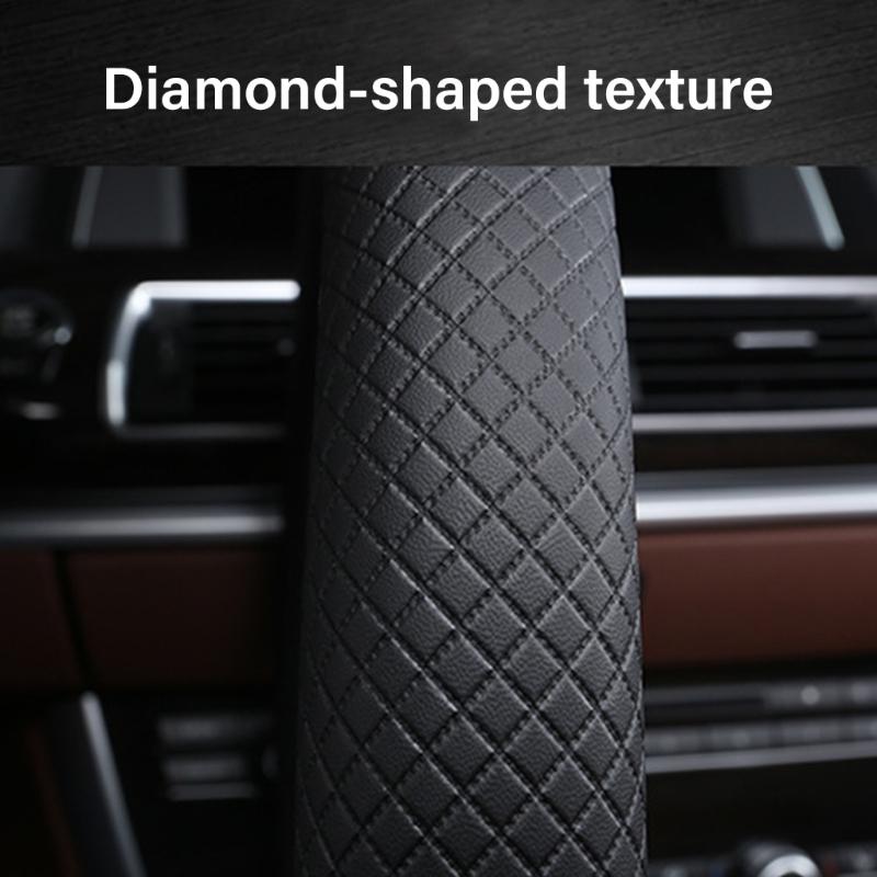 Husa antiderapanta pentru volan Design universal Cu piele PU moale Prindere antiderapanta Pentru condus sigur