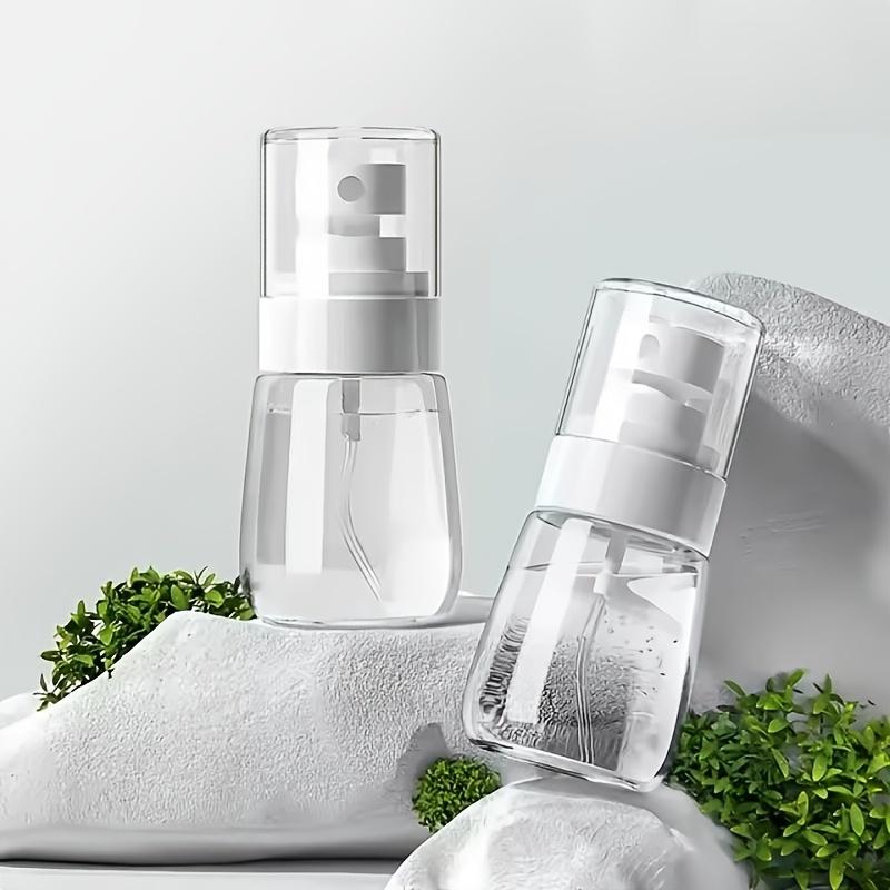 2pcs Portable Clear Spray Bottle, Travel Size 1.01/2.03 Oz, Suitable for Water Replenishing Spray and Alcohol Sub Bottling