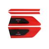1 pair Reflective Warning Strip Tape Car Side Baffle Decoration Stickers For Citroen C1 C2 C3 C5 Grand Exterior Auto Accessories aib256