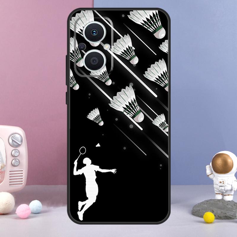 Badminton Sport Funda For OPPO Reno 14 F 11F 12F 13F 10 11 12 13 Pro 7 8 Lite OPPO Find X8 X6 X5 X9 Pro Case