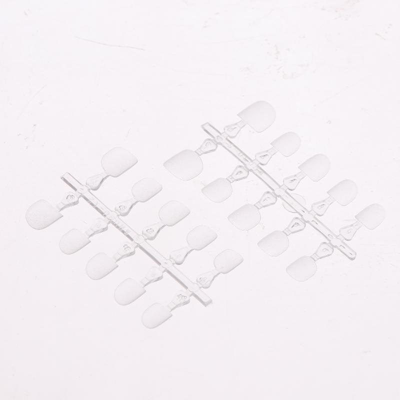 100Pcs Kids False Nails Press On Nails Coffin Artificial Nails Clear Fake Nail Tips For Extension Manicure Tool