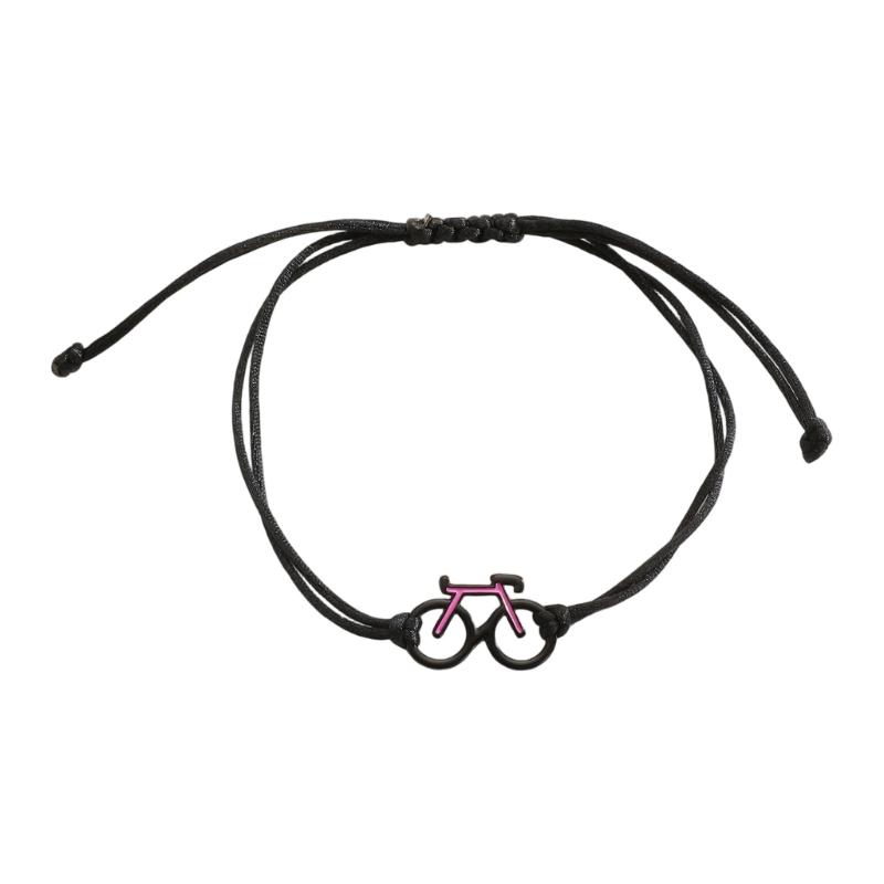 Simple Sporty Adjustable Handcrafted Copper Bracelet Featuring Cycling Motifs For Secure Fit And Versatile Wear