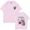 Hollow Knight Doppelseitiges Grafik-T-Shirt Unisex Damen Spiel-Liebhaber T-Shirts Unisex Mode Cartoon Übergroßes Kurzarm-T-Shirt