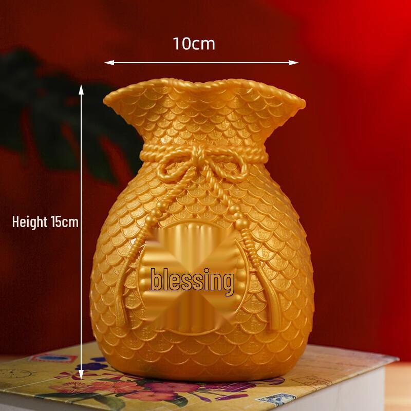 

Цинпутан Ваза-мешок удачи в новом китайском стиле