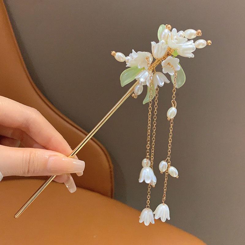 

Элегантная шпилька с кисточкой: Аксессуар для прически в древнем стиле для повседневных причесок ханьфу и ципао