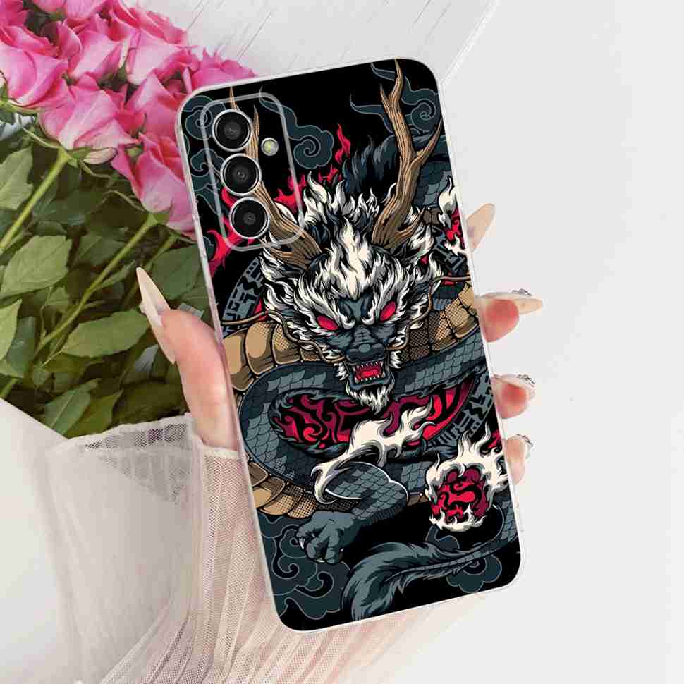 For Samsung Galaxy M13 4G Case SM-M135F Gold Butterfly Cover Soft Silicone Phone Case For Samsung M13 Back Cover Shell