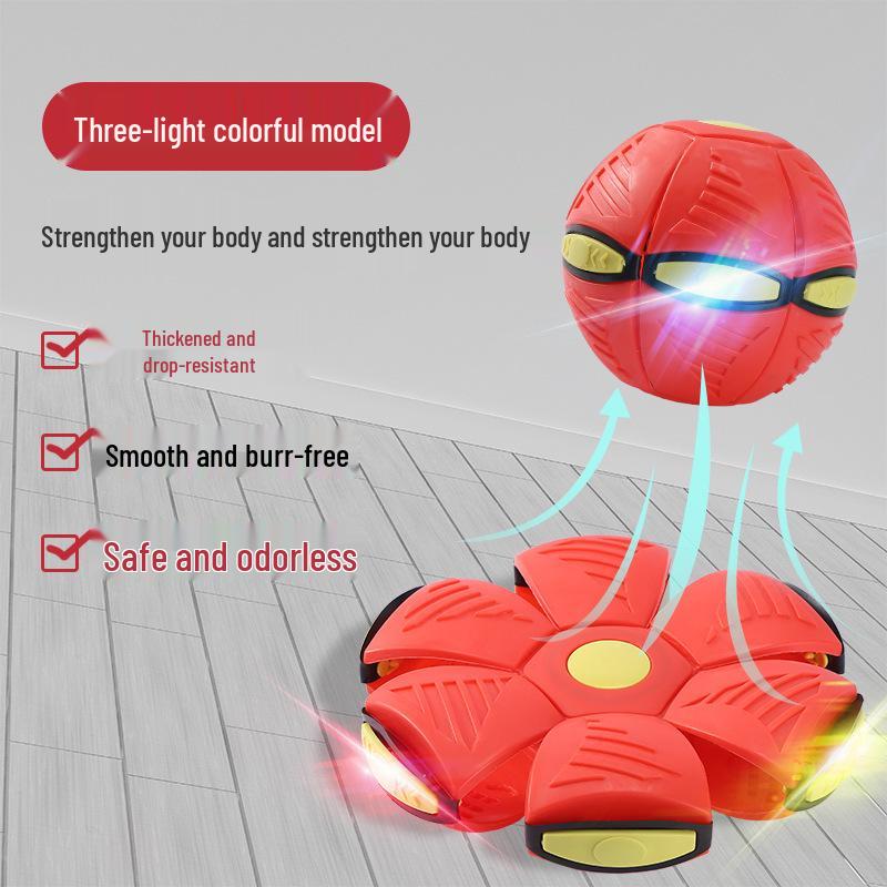 Magical Elastic Flying Saucer Ball - Children's Bouncing Stomp Toy for Outdoor Play