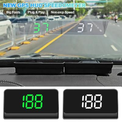 Car GPS HUD Head Up Display Digital Head-up Speedometer Speed Meter KMH/MPH for Car Truck Plug and Play Auto Part Accessories