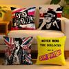 Kissenbezug Leinen Hautfreundlich Weich Dekorative Hülle Für Sofa Heimdekoration Punk Rock Band SSex Pistols Kissenbezug