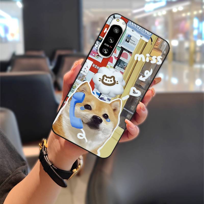 Graffiti Dirt-resistant Phone Case For Sony Xperia5 IV Anti-dust Phone Pouch Protective Full Wrap Durable Back Cover TPU
