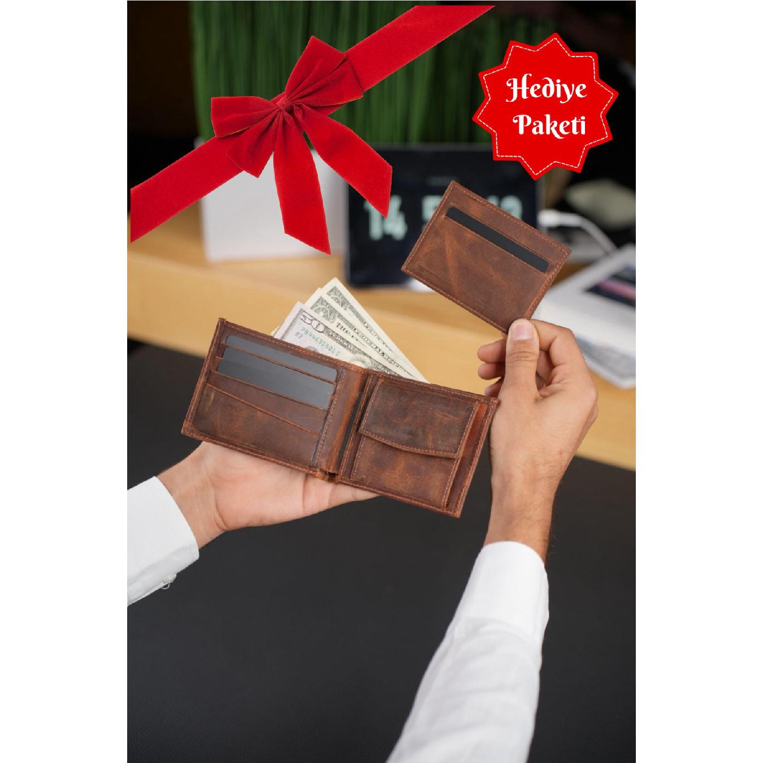 

Swan Crazy Tan Genuine Leather Wallet Card Holder византия