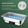 Stainless Steel Self-Serve Buffet Warmer with Transparent Flip-Top for Restaurants & Hotels