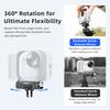 aMagisn 360° Rotatable Metal Quick Release Mount for Insta360 GO Ultra, Magnetic Snap-on Adapter, Fast Detachable Connector
