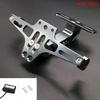 Motorcycle Rear License Plate Mount Holder Turn Signal Lights For Kawasaki Z750 Z800 Honda Yamaha MT07 MT09 MT10 R1 Accessores