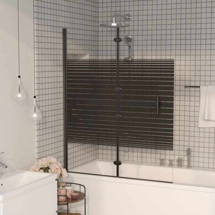 VidaXL Foldable Shower Cabin Bathtub Wall Shower Wall Shower Cabin Bathtub Cabin Bathroom Home Interior ESG 150741