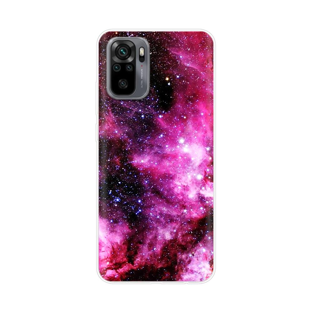 Silikon Blumen Handyhülle Für Xiaomi Redmi Note 10 Hülle 6.43'' Schöne TPU Rückseite Für Xiomi Redmi Note10 Pro Bumper Hüllen