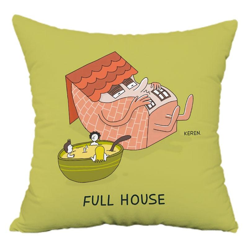 Cartoon Sofa Pillowcase Dormitory Decoration Office Living Room Home Pillowcase