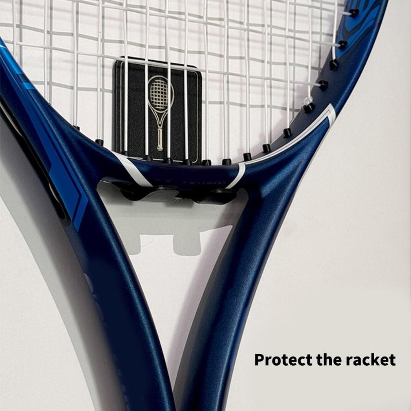Badminton Racket Holder Stainless Steel Wall Hook Wall Mounted Racket Holder Tennis Racket Storage Rack Easy to Use
