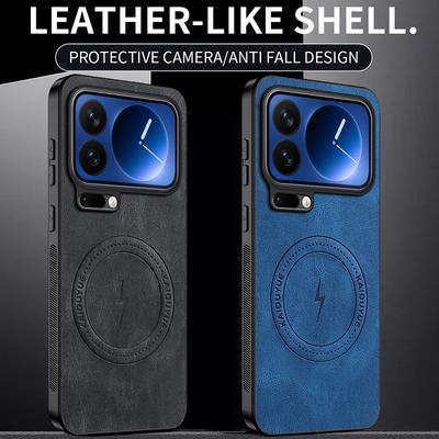 For Xiaomi 17 Pro Max Luxury Matte Soft Leather Phone Case For Xiaomi Mi 17 Pro Max Bumper Protection Shockproof Magnetic Cover